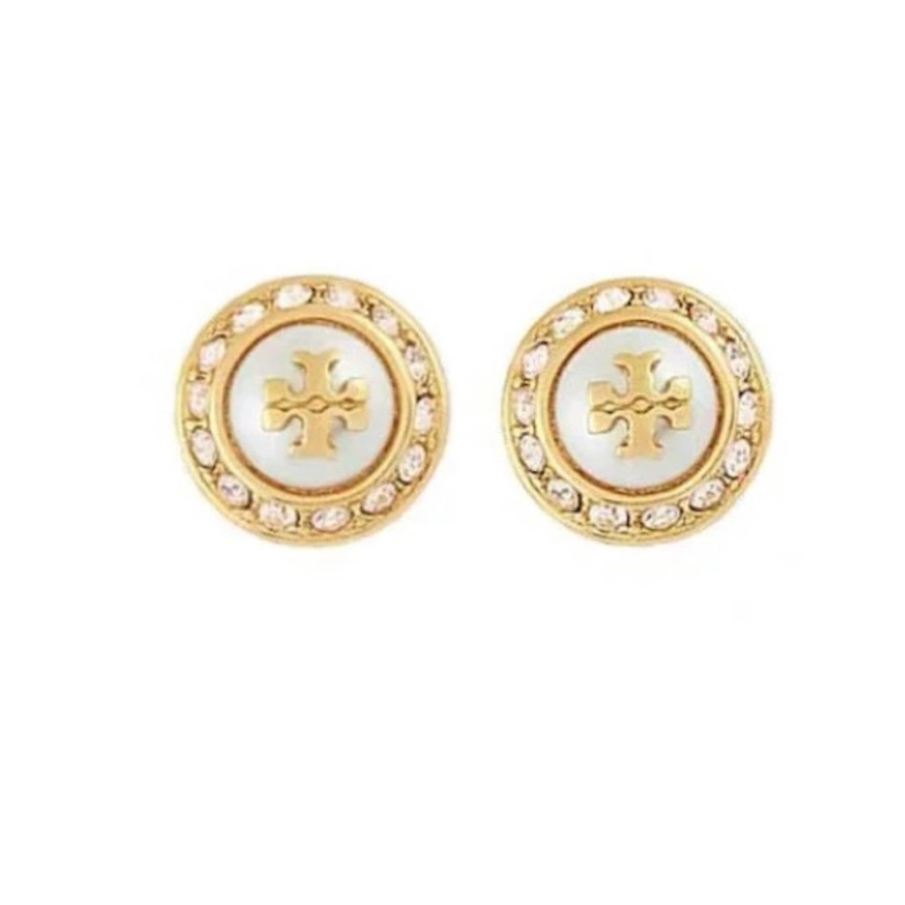 SOLD***NWT TORY BURCH Natalie Stud Earrings - Picture 6 of 7